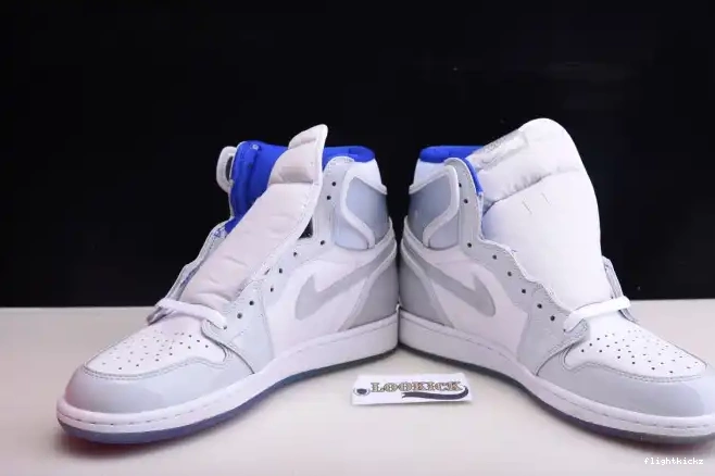 Air CK6637-104 1 High White Jordan Retro Zoom Blue Racer 0630